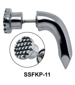 Screw Shaped Big Stud Earrings SSFKP-11